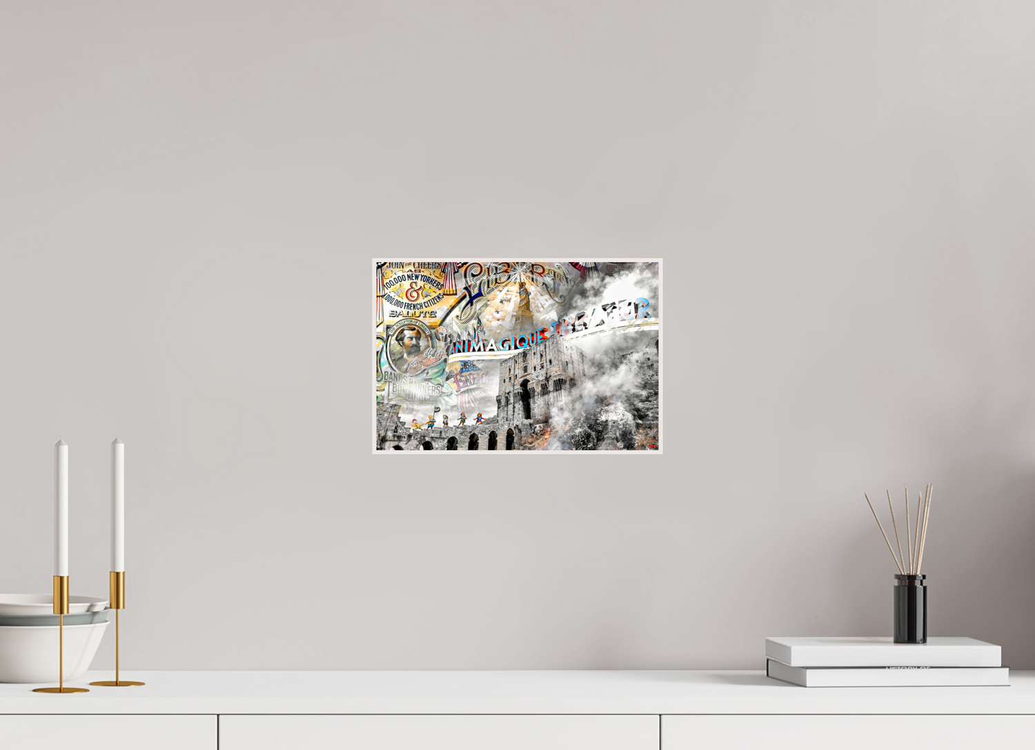 30 x 20 cm, Foto in ArtBox aus Massivholz Ahorn weiß RED³ SCSI Mumtaz I