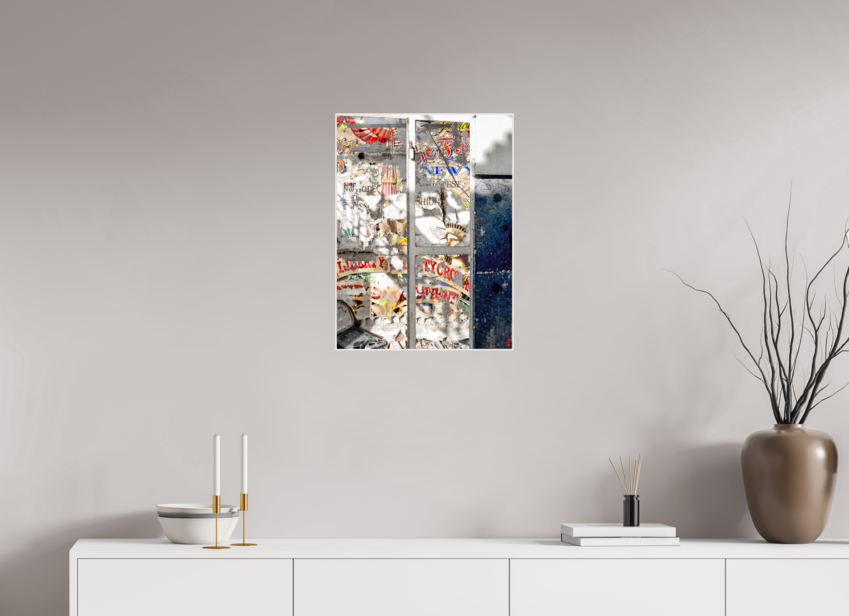 45 x 60 cm, Foto in ArtBox aus Massivholz Ahorn weiß RED³ SCSI Malahat III