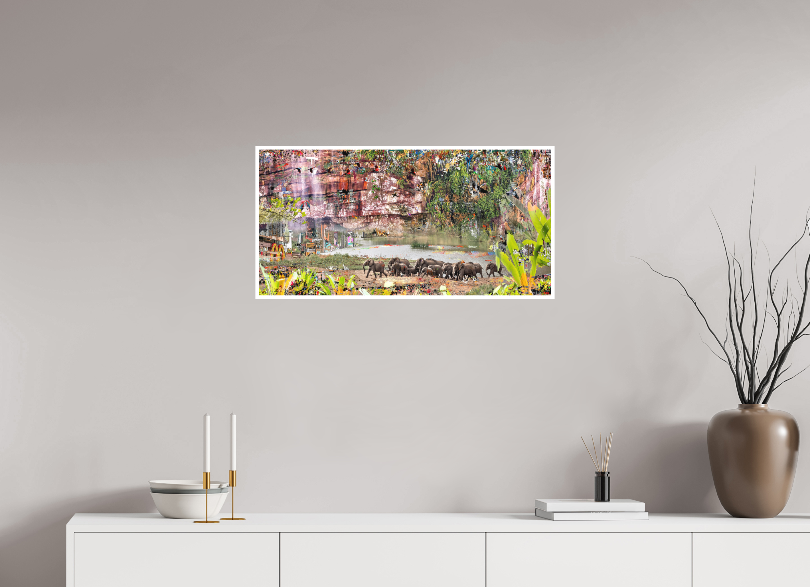 80 x 40 cm, Fine Art Print Hahnemühle William Turner RED³ WC Valdeci V