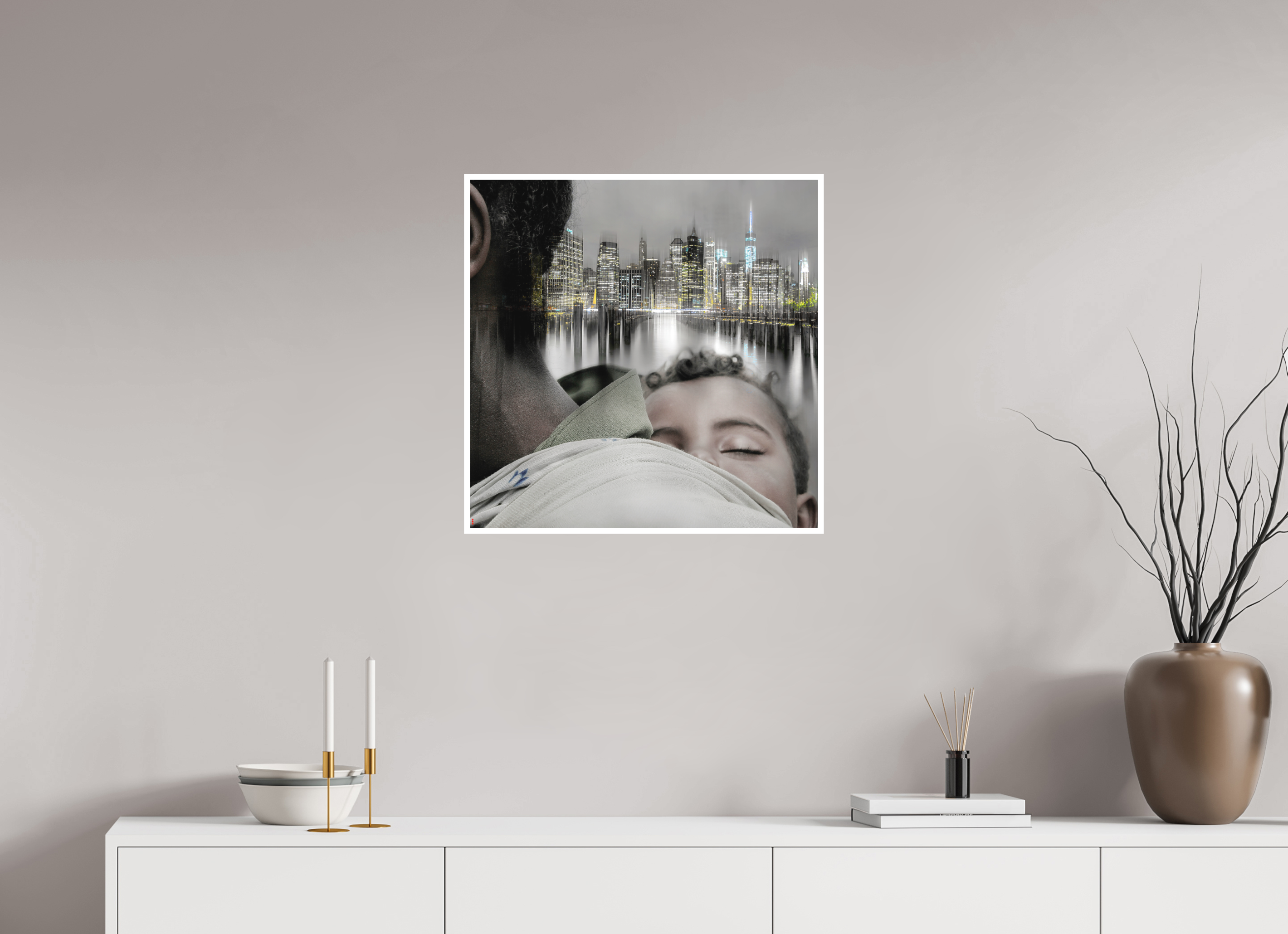 60 x 60 cm, Fine Art Print Hahnemühle William Turner RED³ HP Aisha II