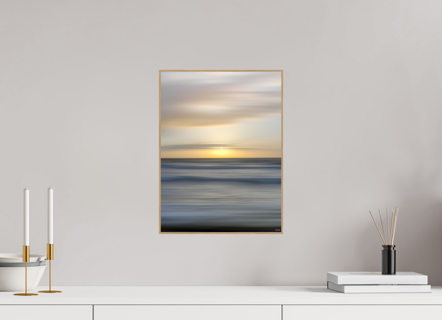 30 x 40 cm, Foto in ArtBox aus Massivholz Eiche natur RED³ PH Salome III