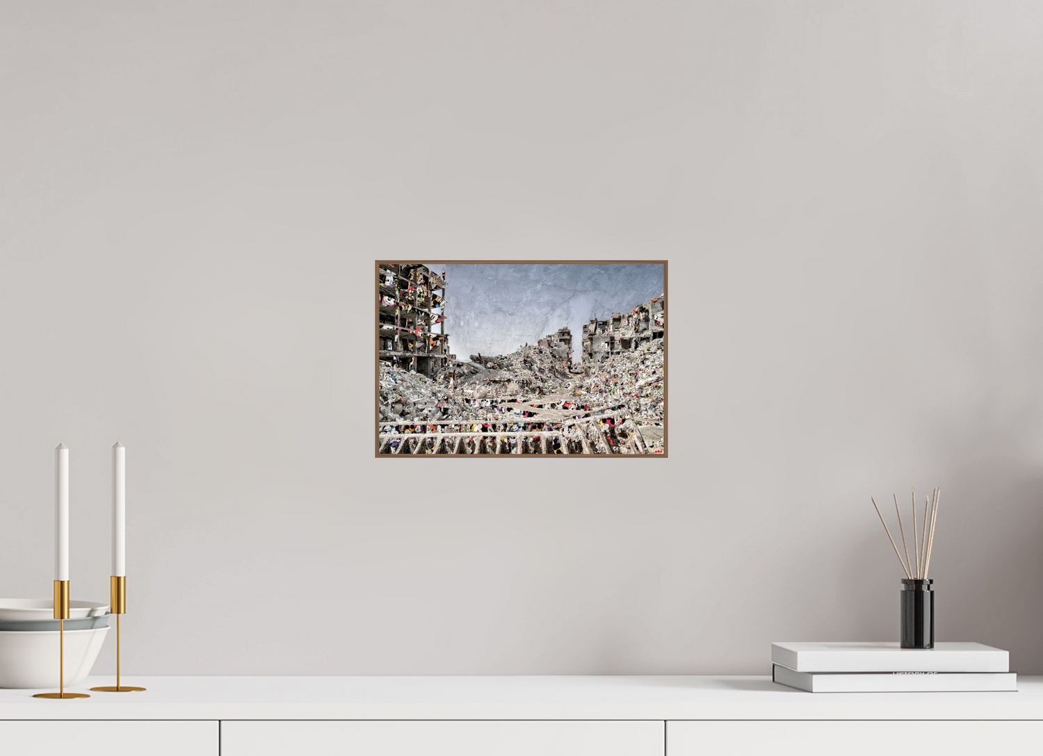 30 x 20 cm, Foto in ArtBox aus Massivholz Nussbaum RED³ SCSI Majid I