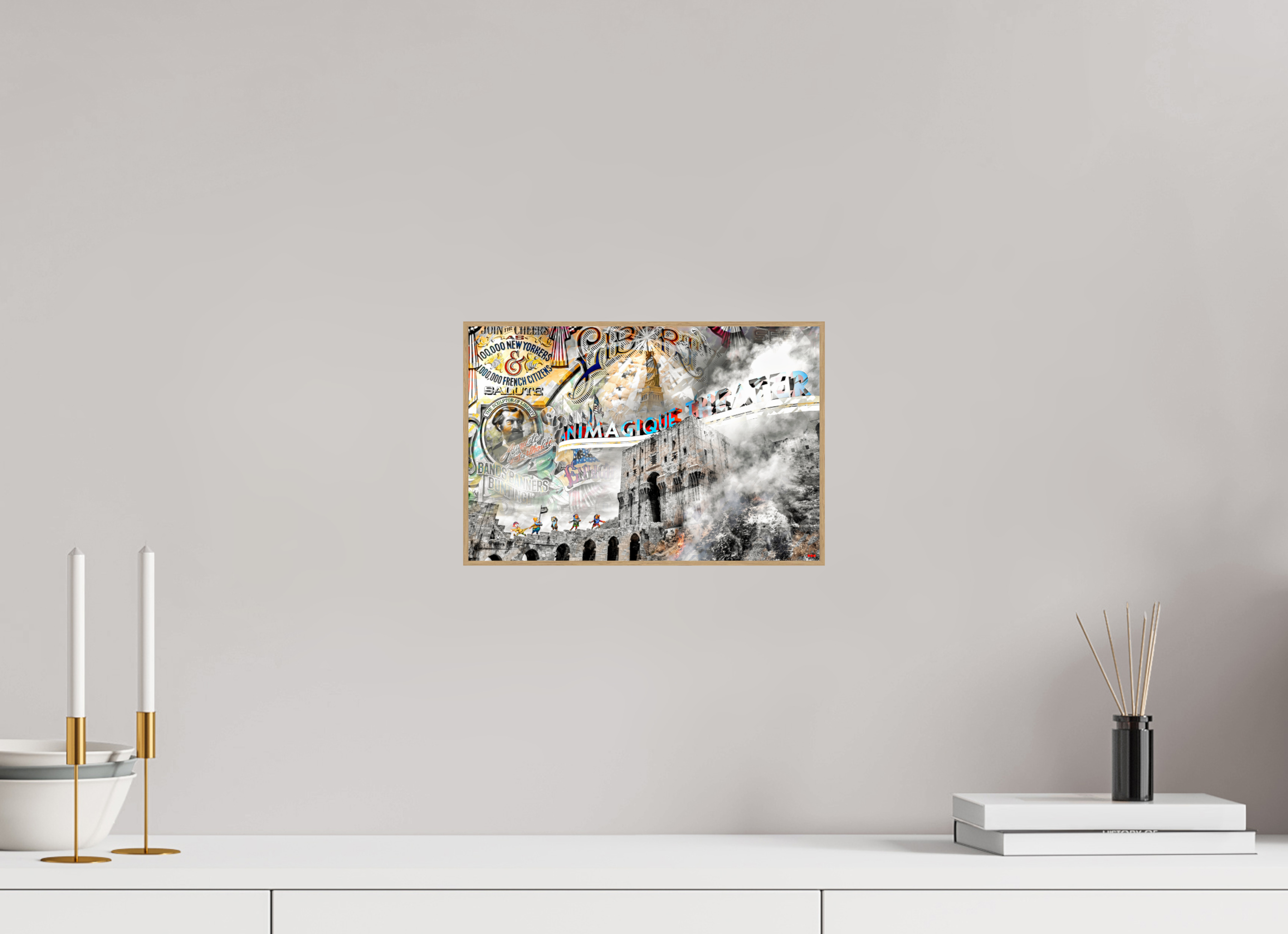 30 x 20 cm, Foto in ArtBox aus Massivholz Eiche natur RED³ SCSI Mumtaz I