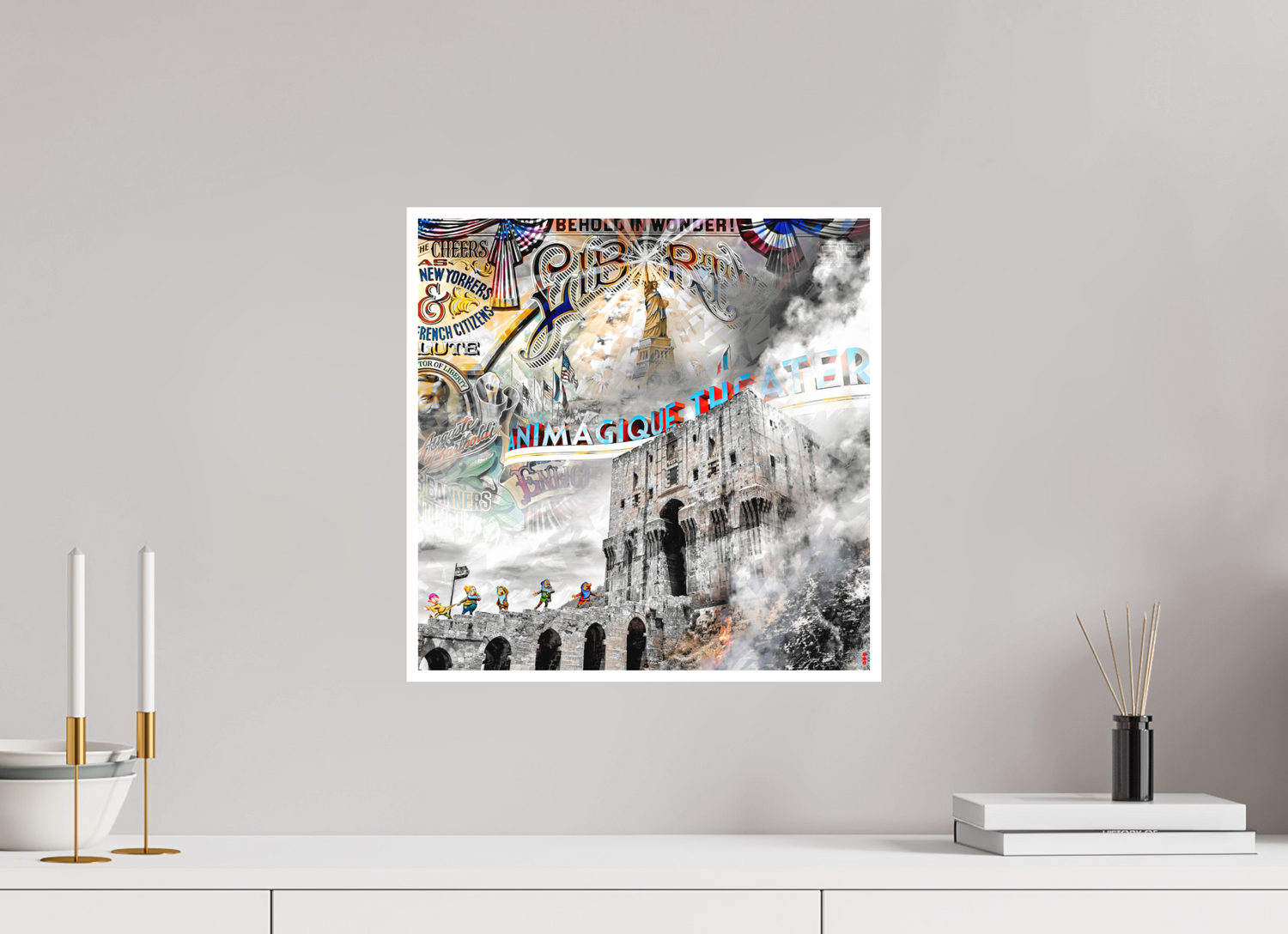 40 x 40 cm, Fine Art Print Hahnemühle William Turner RED³ SCSI Mumtaz II