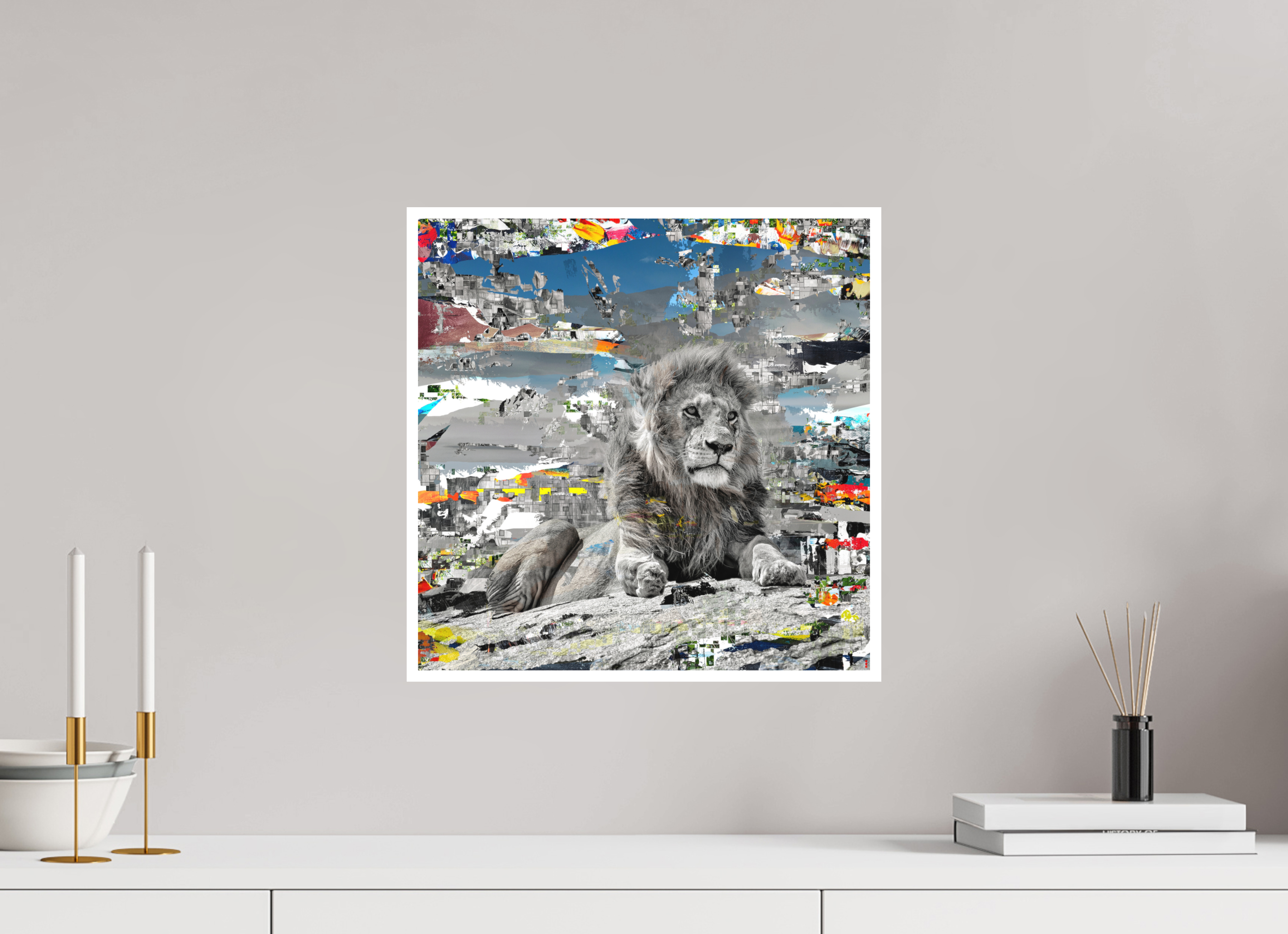 40 x 40 cm, Fine Art Print Hahnemühle William Turner RED³ WC Jabari II