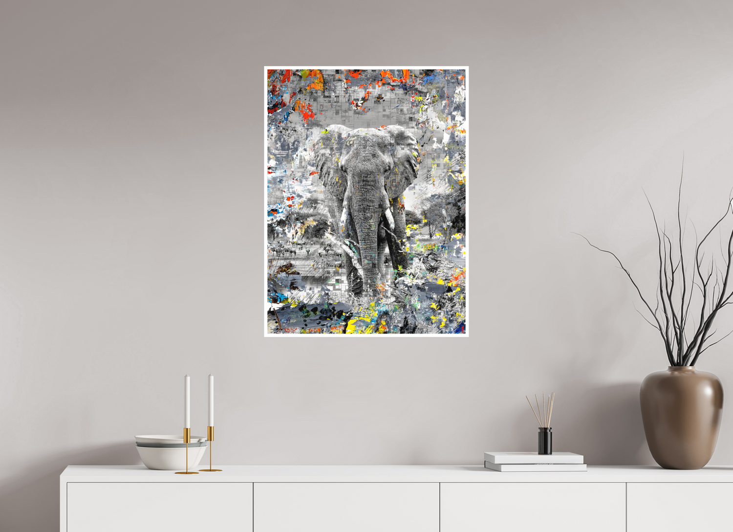 60 x 80 cm, Fine Art Print Hahnemühle William Turner RED³ WC Kajika III