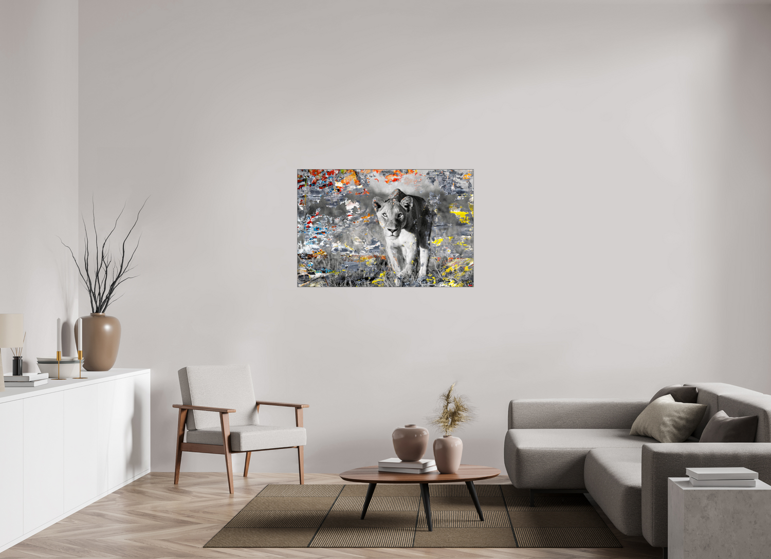 120 x 80 cm, Slimline Einfassung schwarz unter 2mm Acrylglas FA WC Lamaya I