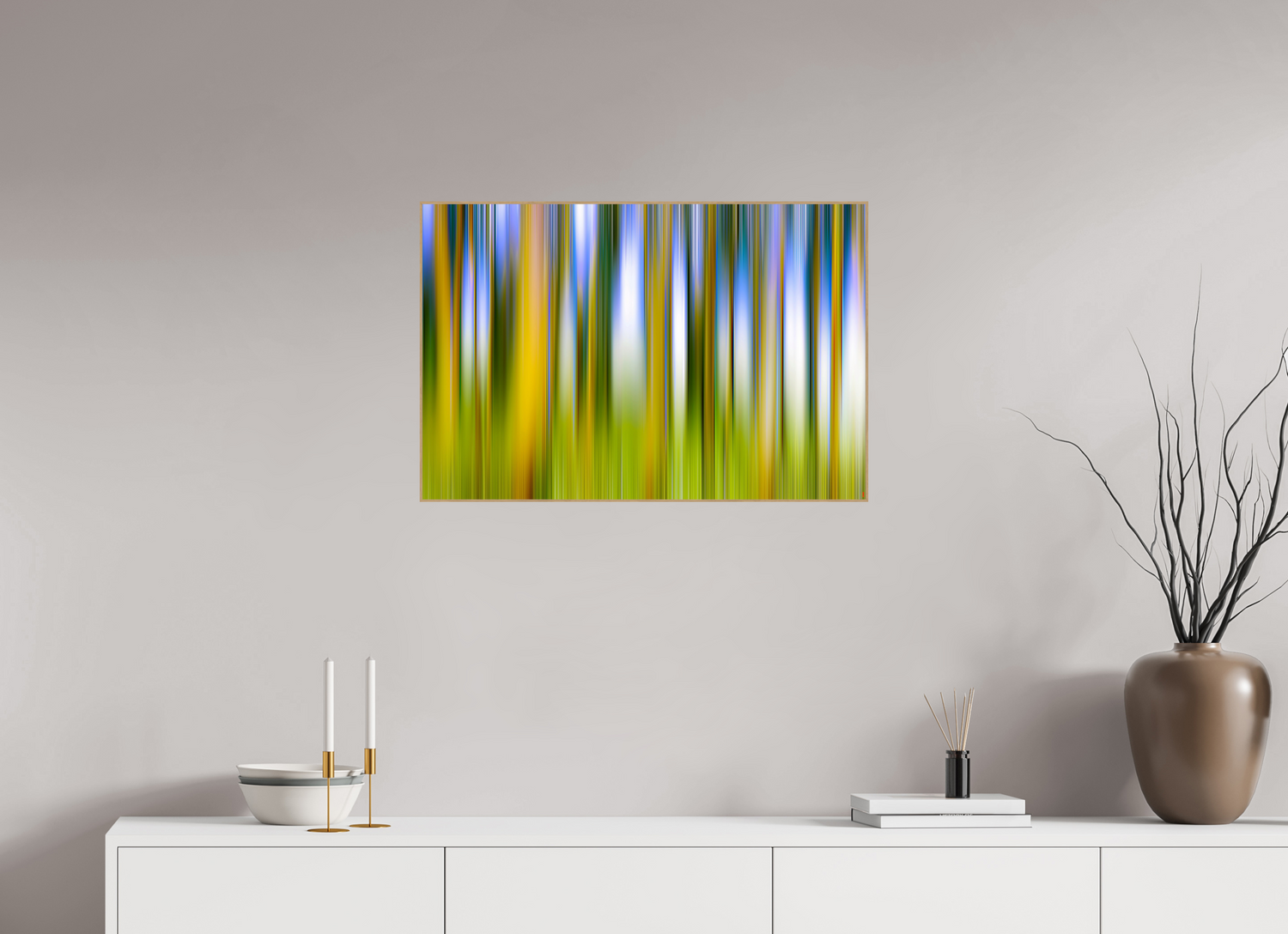 75 x 50 cm, Foto in ArtBox aus Massivholz Eiche natur RED³ PH Ayashe I