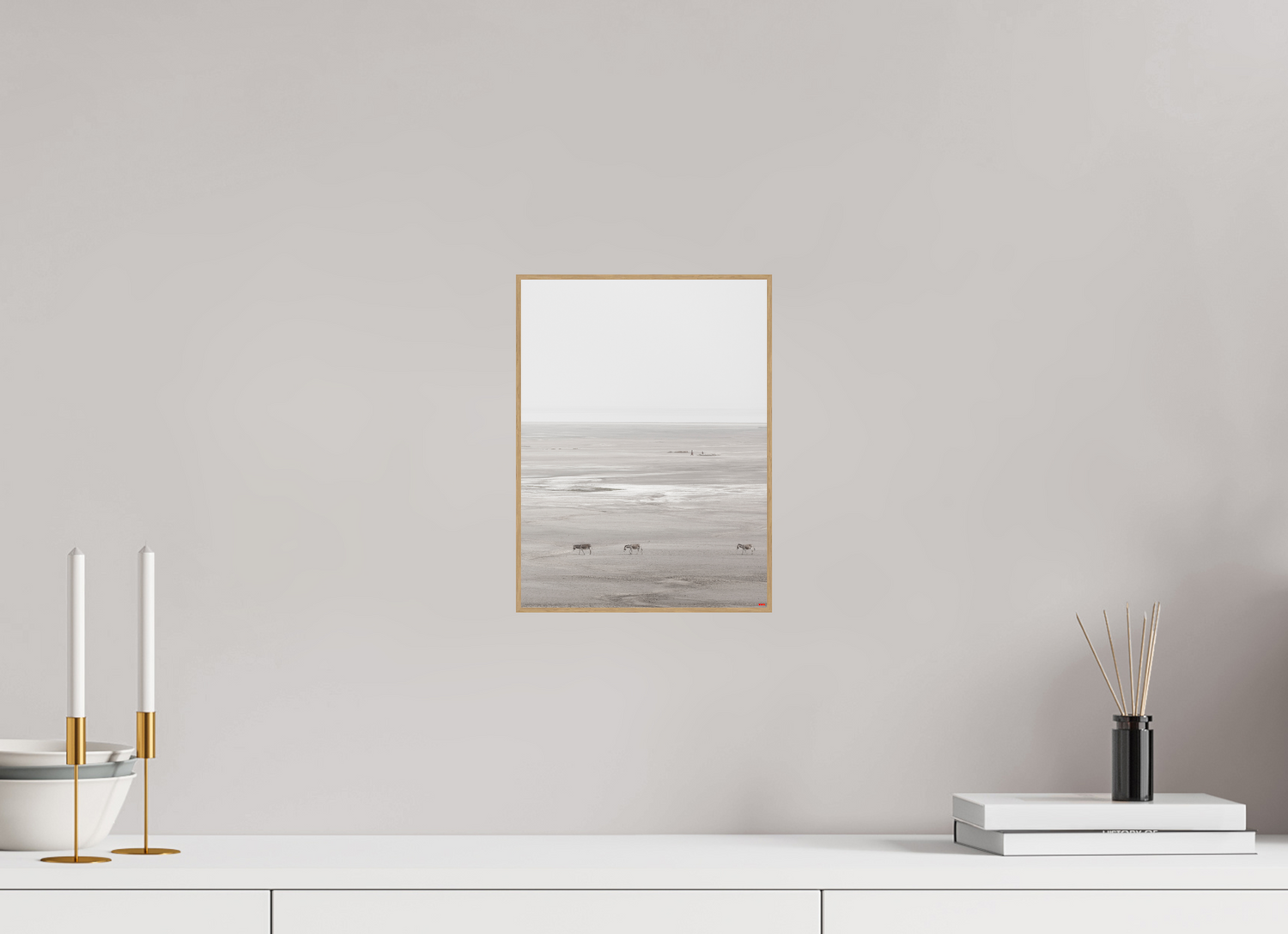 21 x 28 cm, Foto in ArtBox aus Massivholz Eiche natur RED³ PH Danai III