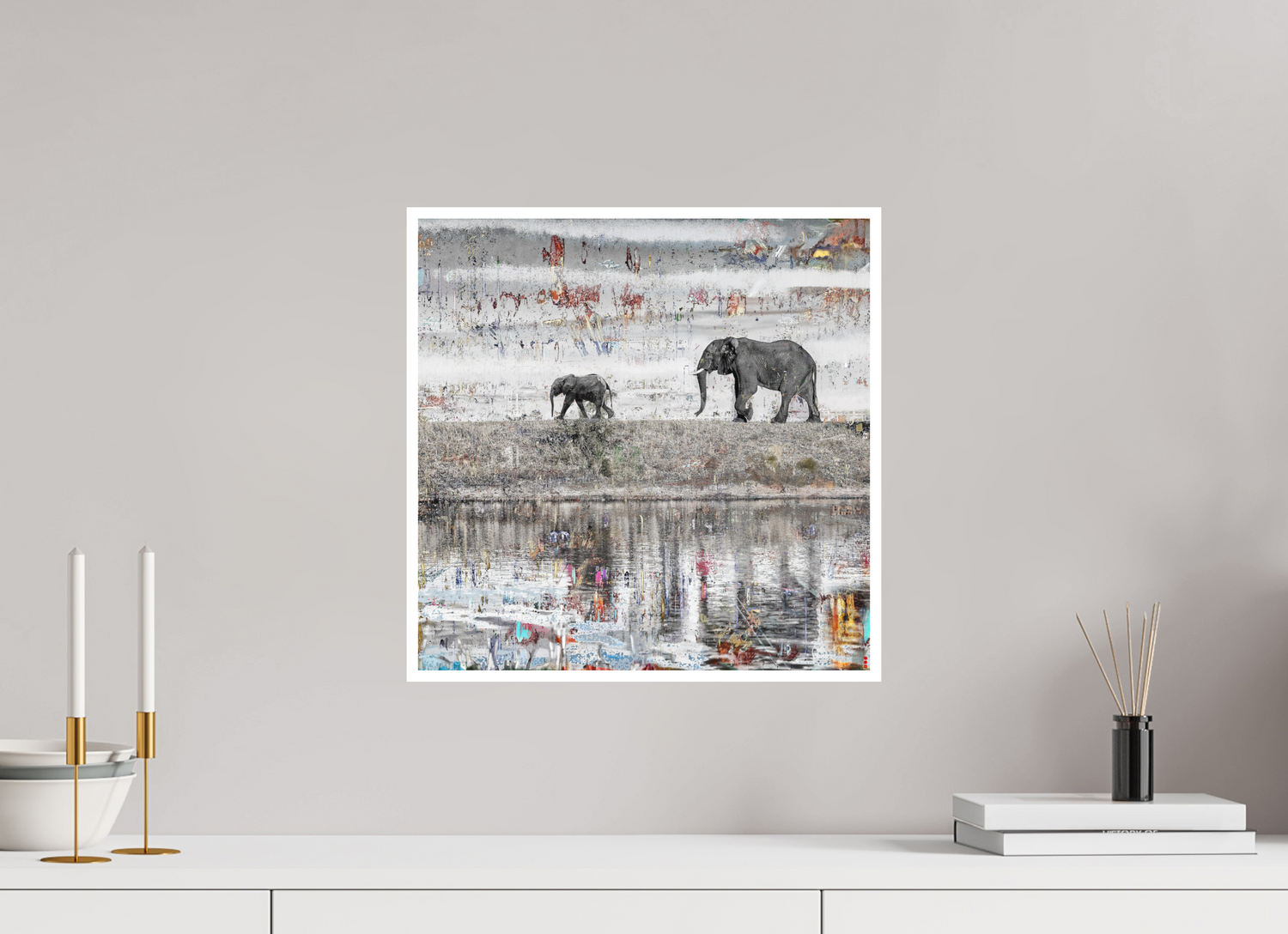 40 x 40 cm, Fine Art Print Hahnemühle William Turner RED³ WC Akuji II