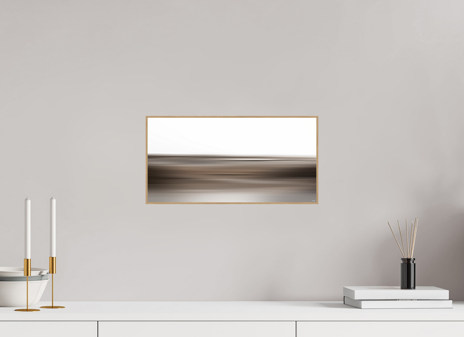 40 x 20 cm, Foto in ArtBox aus Massivholz Eiche natur RED³ PH Adisa V