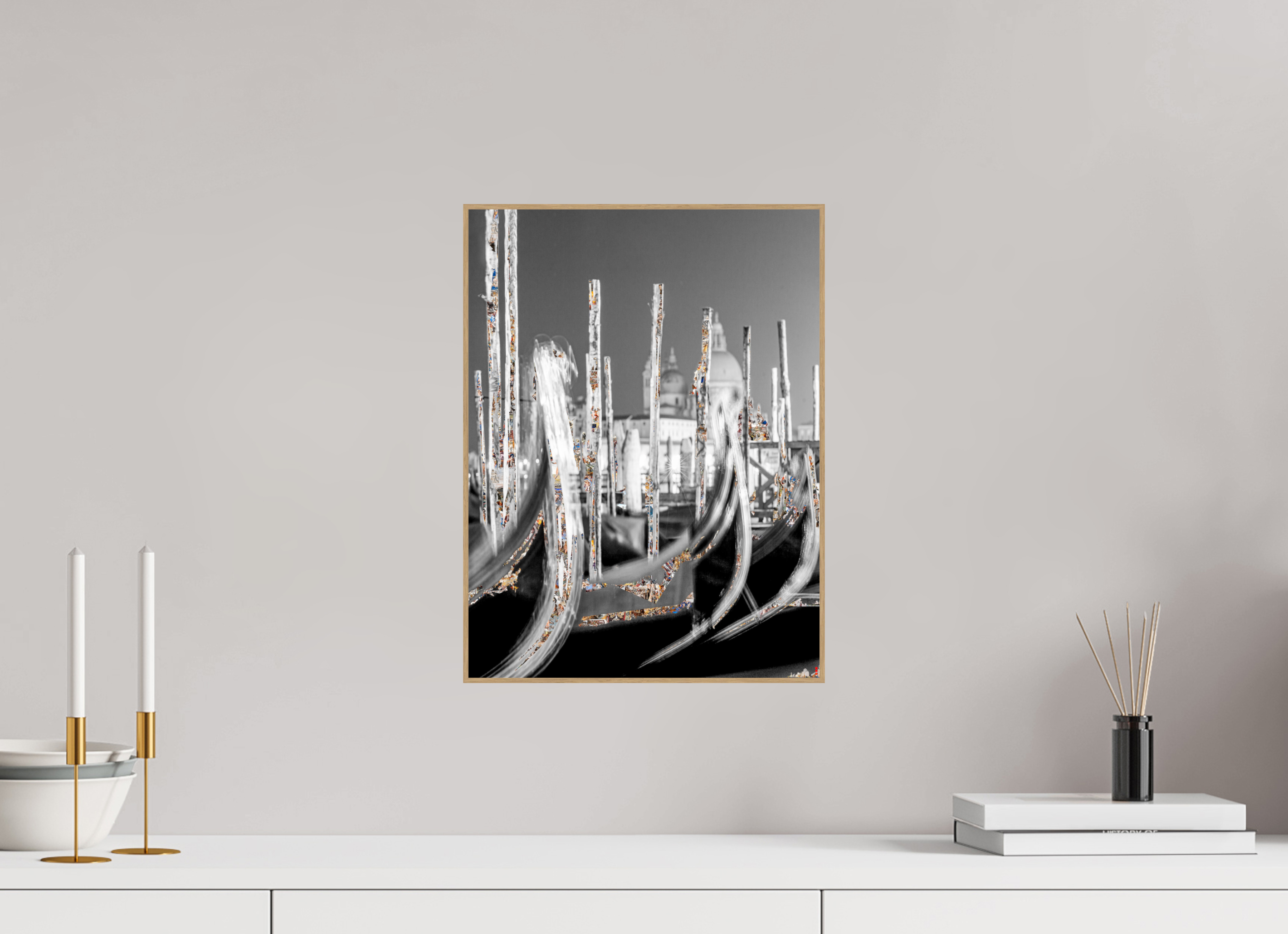 30 x 40 cm, Foto in ArtBox aus Massivholz Eiche natur RED³ HP Alina III