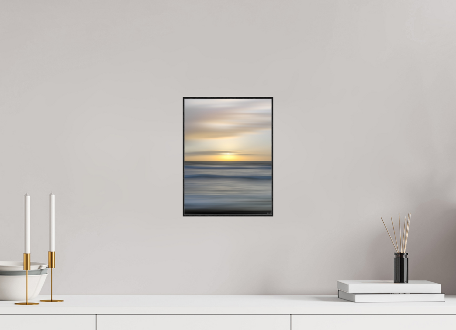 21 x 28 cm, Foto in ArtBox aus Massivholz Eiche schwarz RED³ PH Salome III