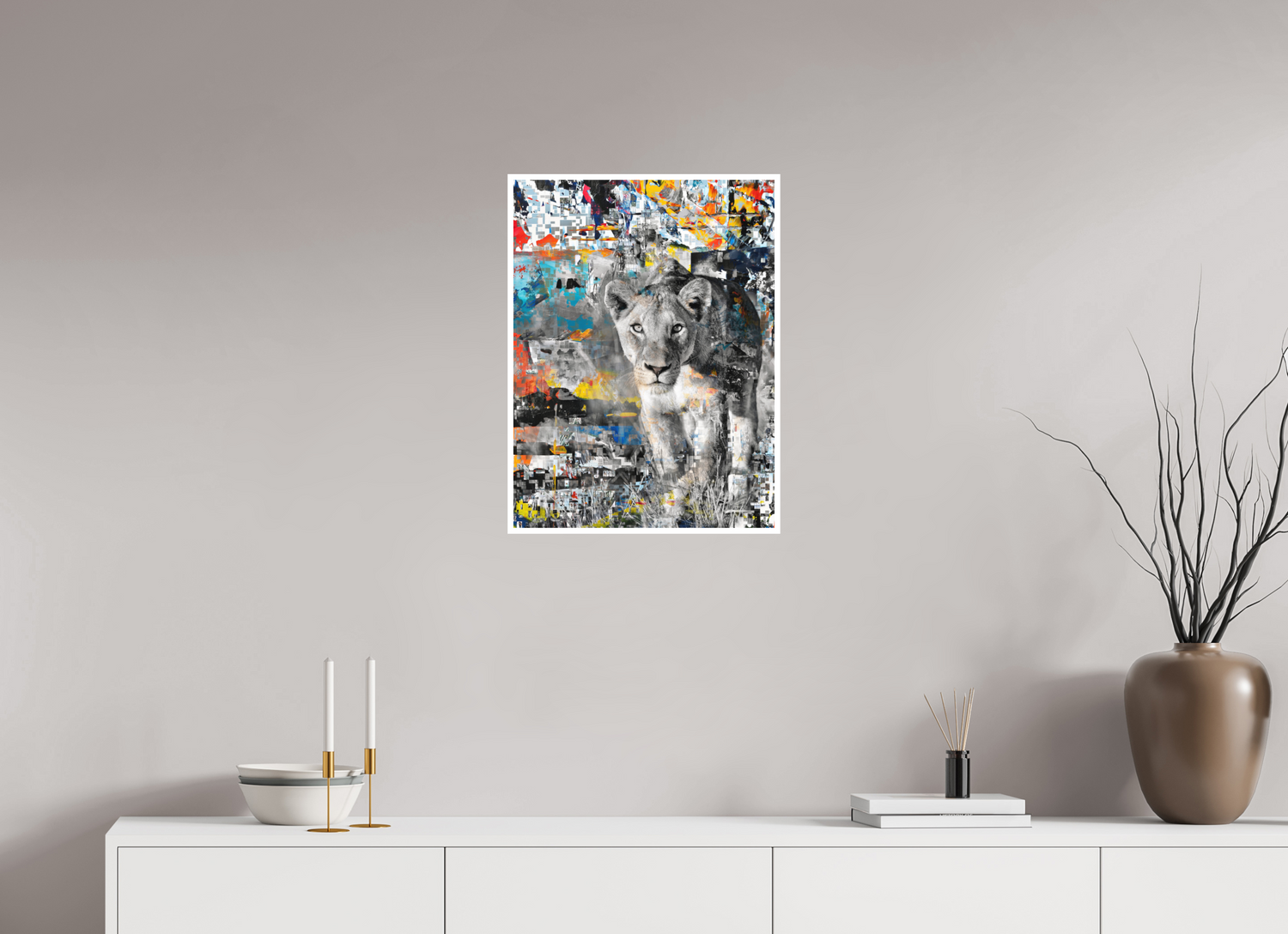 45 x 60 cm, Fine Art Print Hahnemühle William Turner RED³ Kachine III