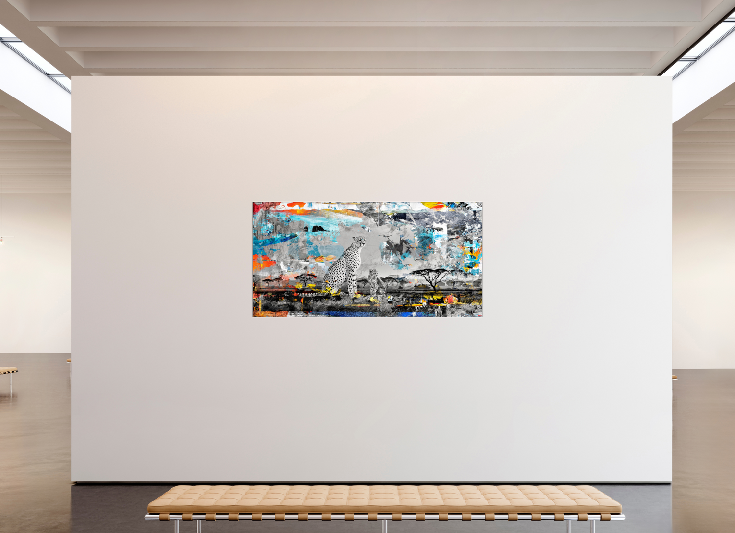 200 x 100 cm, Slimline Einfassung schwarz unter 2mm Acrylglas FA WC Ladebayo V