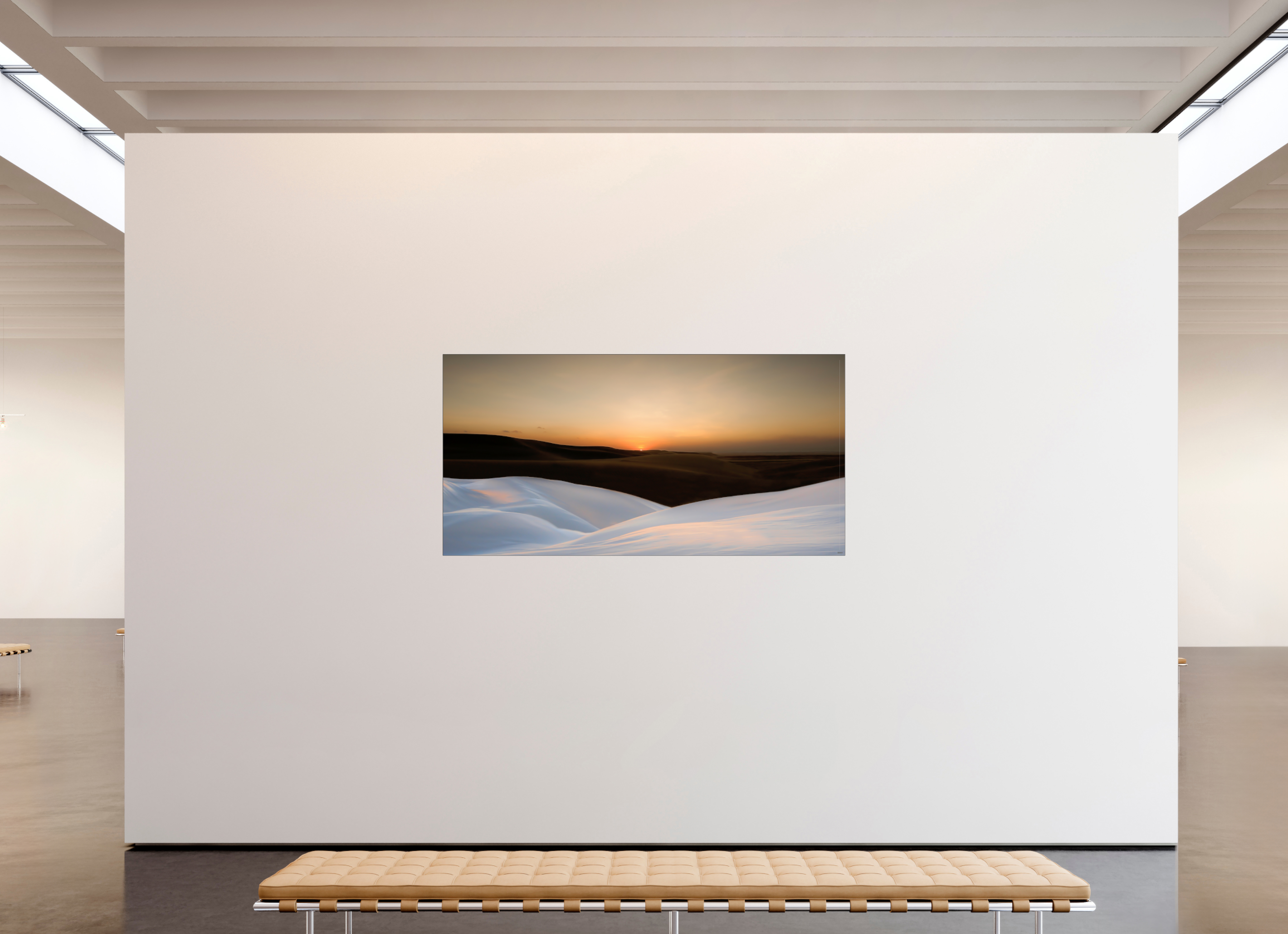 200 x 100 cm, Slimline Einfassung schwarz unter 2mm Acrylglas FA PH Amirah V