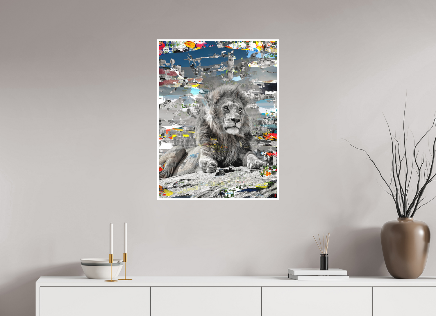 60 x 80 cm, Fine Art Print Hahnemühle William Turner RED³ WC Jabari III