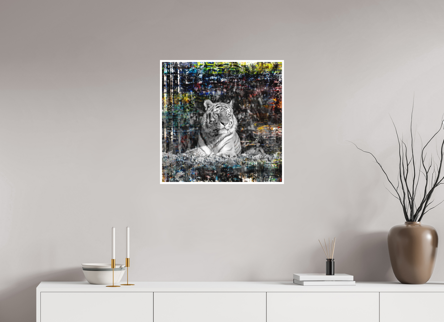 60 x 60 cm, Fine Art Print Hahnemühle William Turner RED³ WC Lubaya II