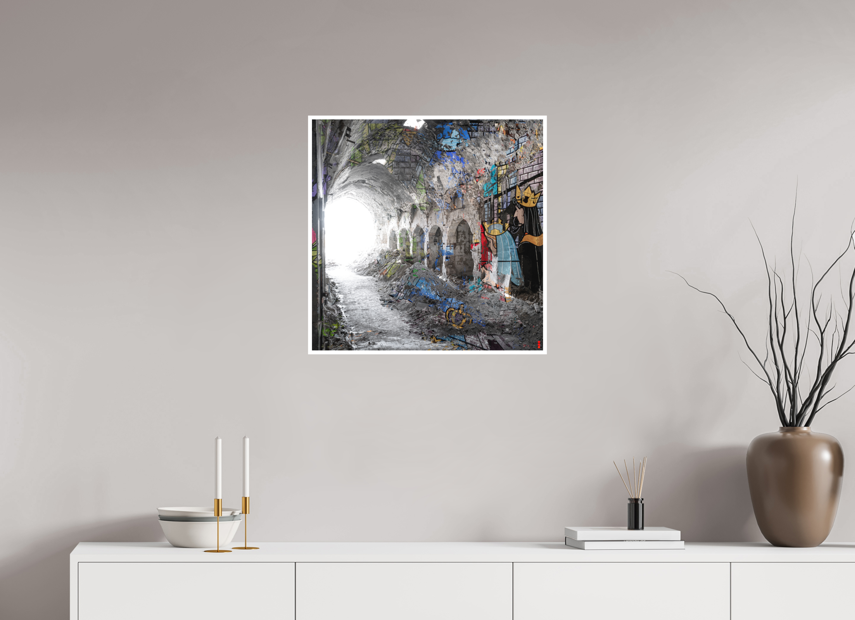 60 x 60 cm, Fine Art Print Hahnemühle William Turner RED³ SCSI Maysa II