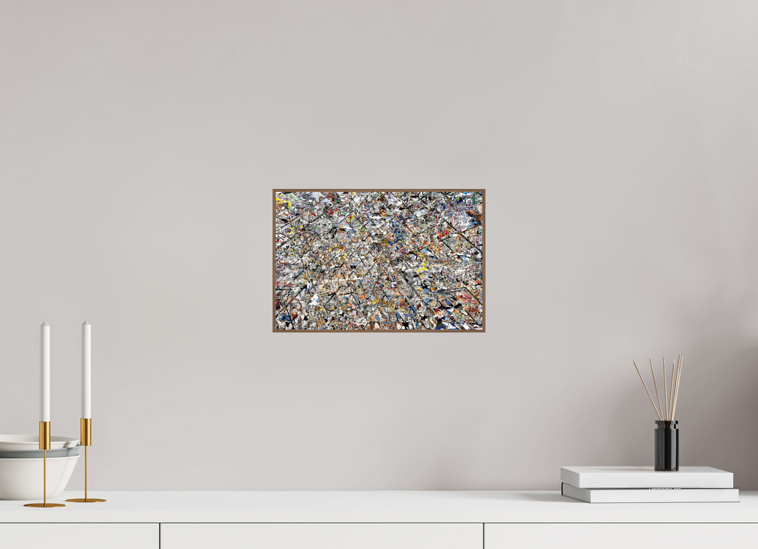 30 x 20 cm, Foto in ArtBox aus Massivholz Nussbaum RED³ HP Lacrimosa I