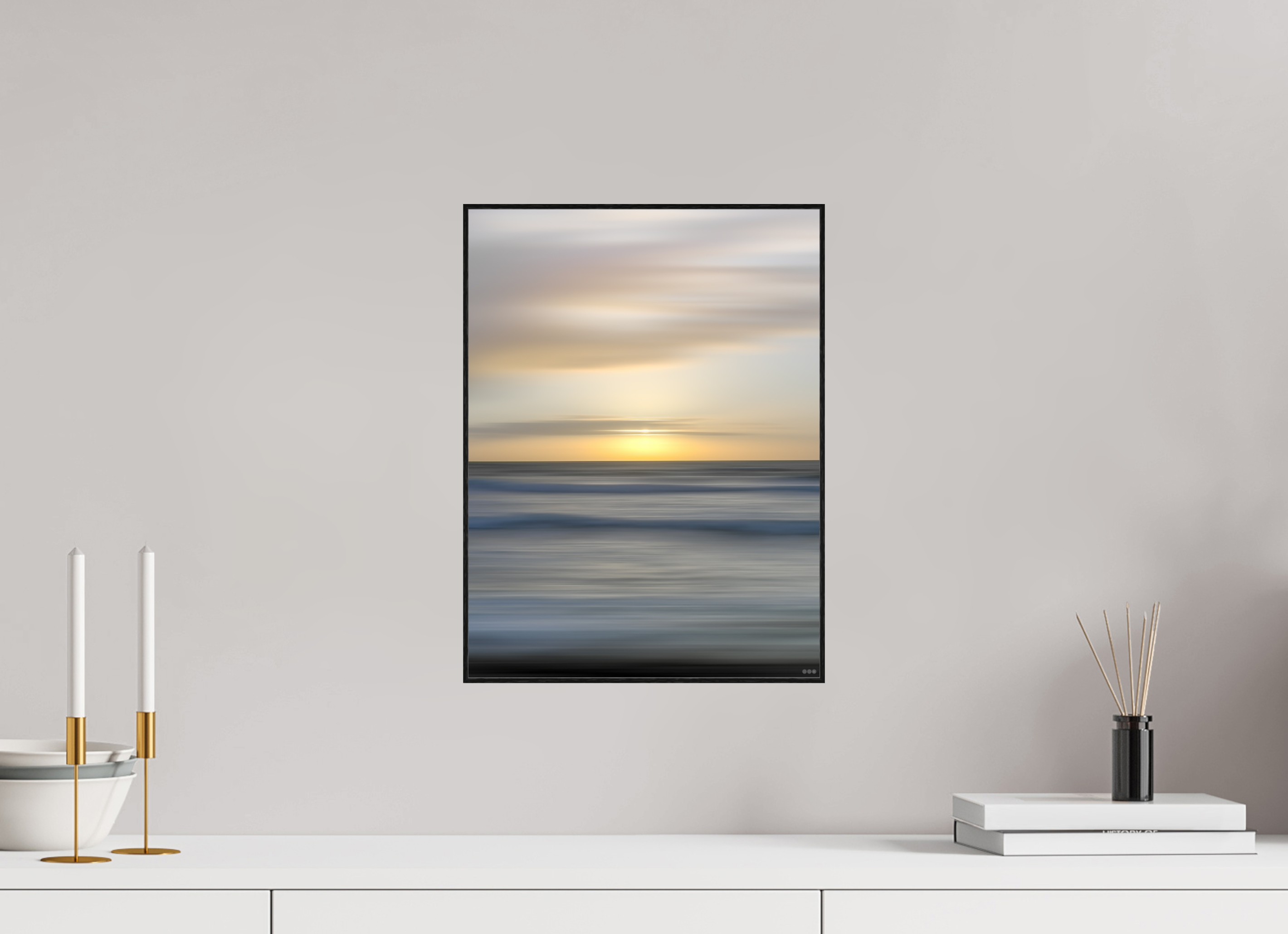 30 x 40 cm, Foto in ArtBox aus Massivholz Eiche schwarz RED³ PH Salome III