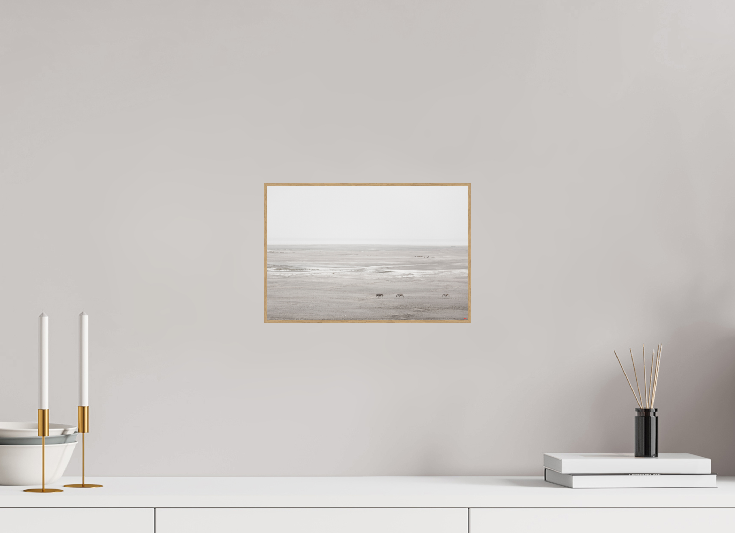 30 x 20 cm, Foto in ArtBox aus Massivholz Eiche natur RED³ PH Danai I