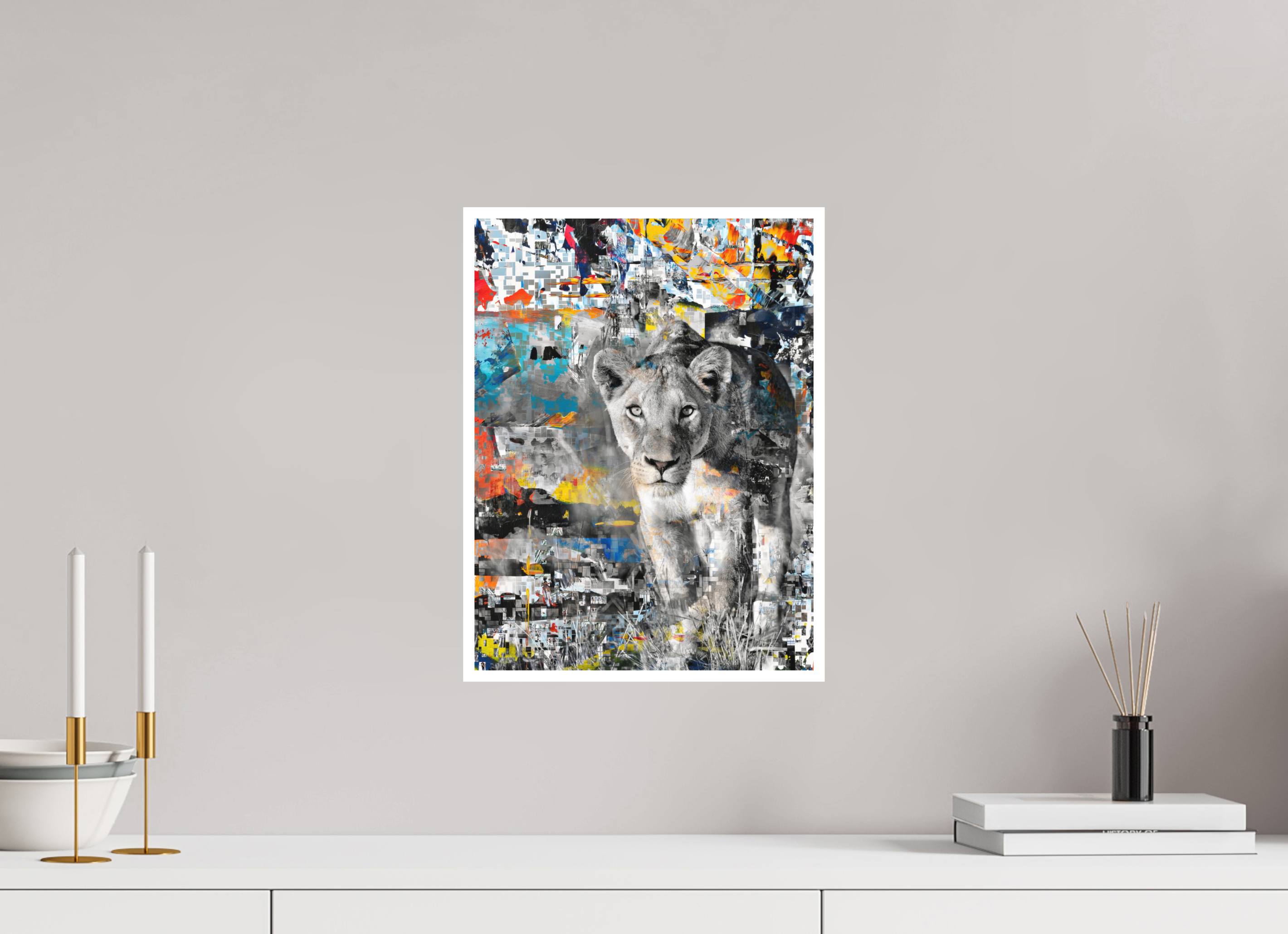 30 x 40 cm, Fine Art Print Hahnemühle William Turner RED³ Kachine III