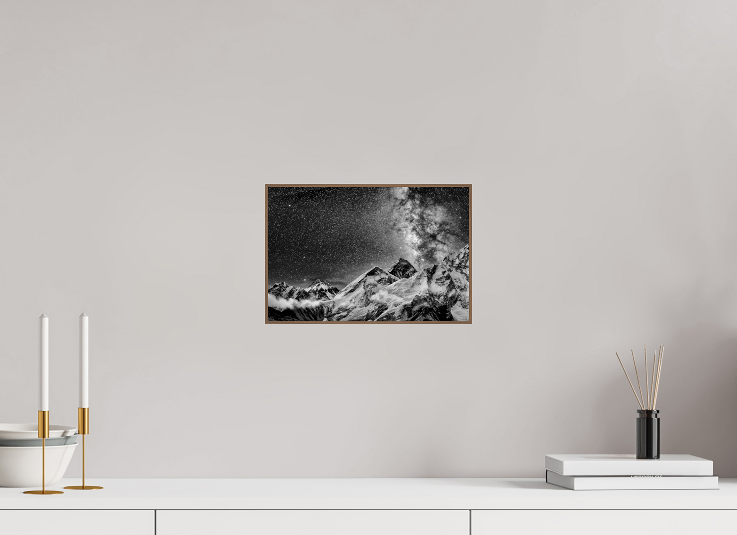 30 x 20 cm, Foto in ArtBox aus Massivholz Nussbaum RED³ Sopan I