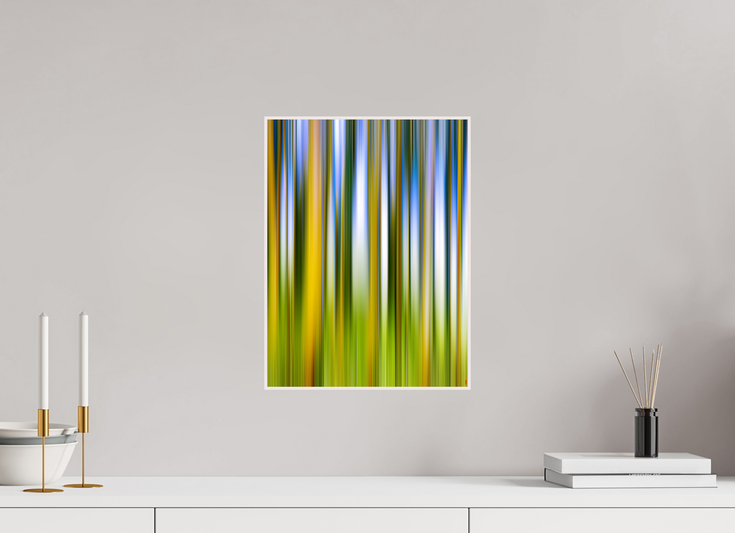 30 x 40 cm, Foto in ArtBox aus Massivholz Ahorn weiß RED³ PH Ayashe III