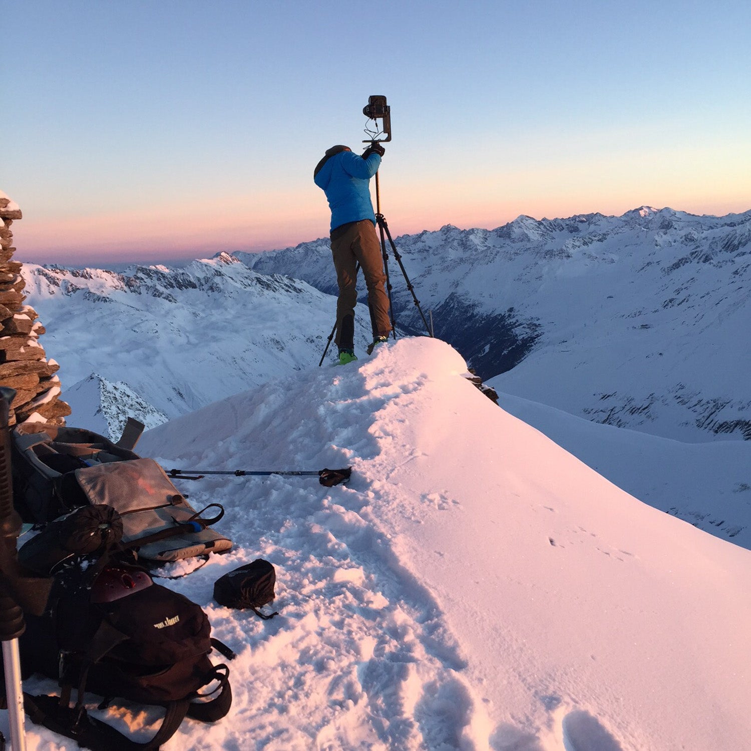 Alexander Maria Lohmann fotografiert in den Ötztaler Alpen – Tirol Art