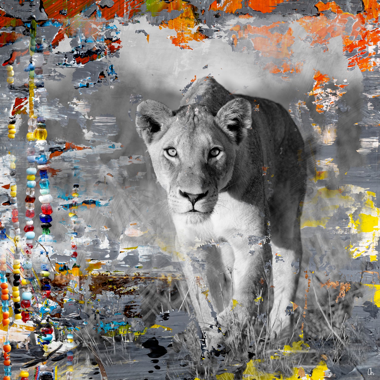 Fine Art Serie Wildcircus – Tierportraits und urbane Collagen von Alexander Maria Lohmann