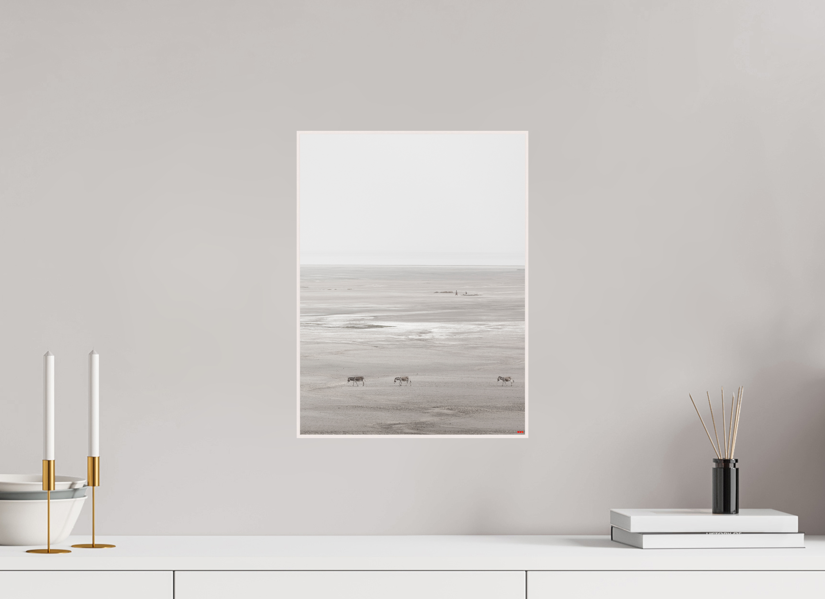 30 x 40 cm, Foto in ArtBox aus Massivholz Ahorn weiß RED³ PH Danai III