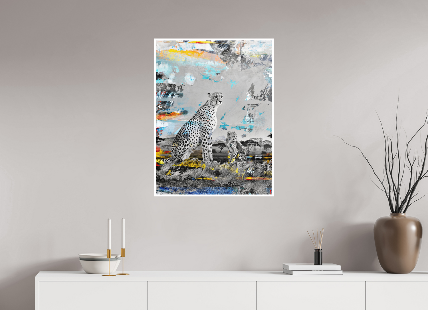 60 x 80 cm, Fine Art Print Hahnemühle William Turner RED³ WC Ladebayo III