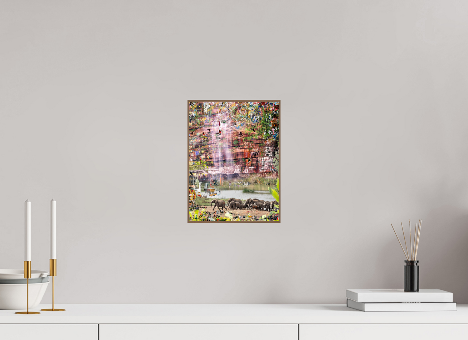 21 x 28 cm, Foto in ArtBox aus Massivholz Nussbaum RED³ WC Valdeci III