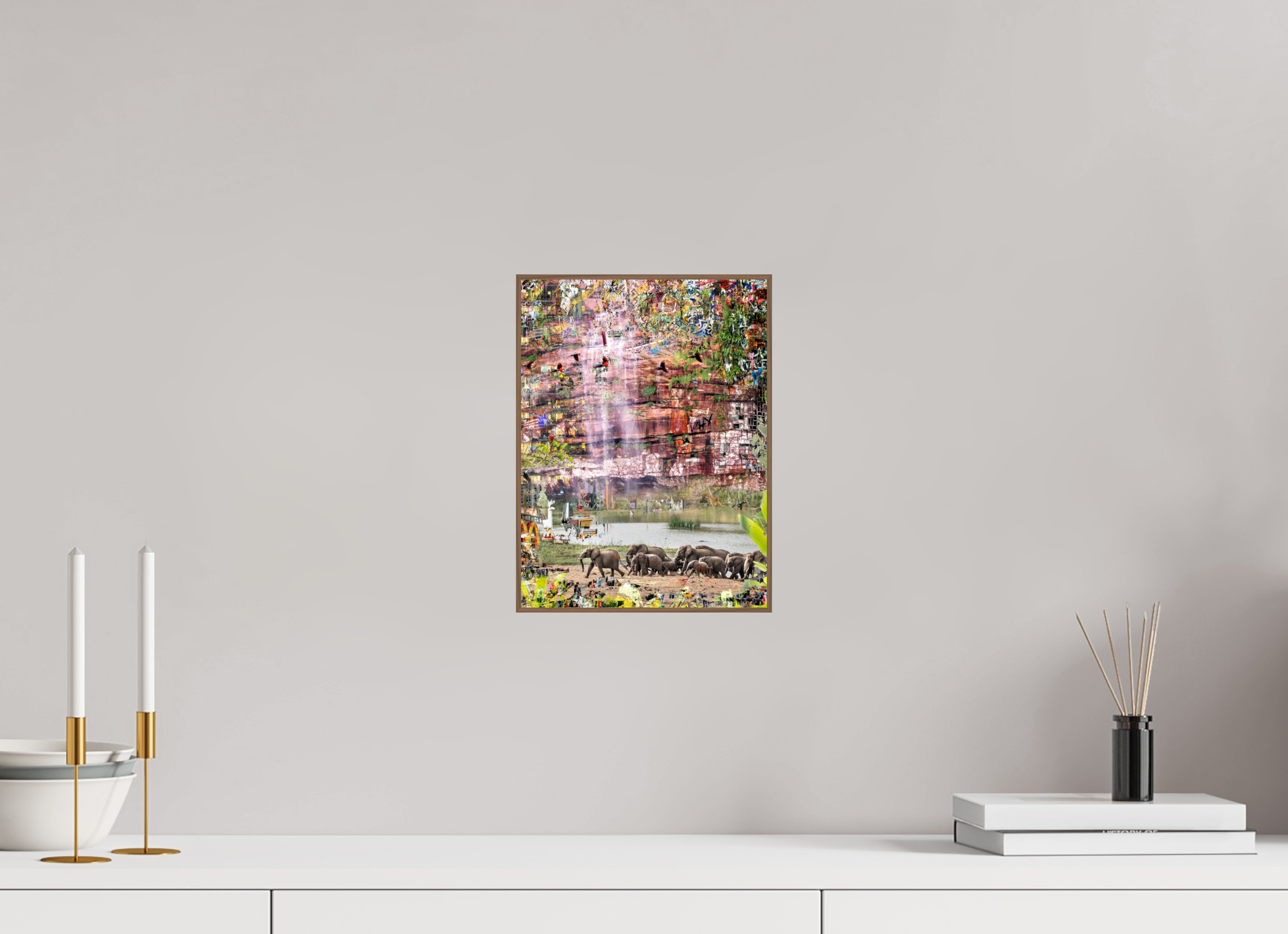 21 x 28 cm, Foto in ArtBox aus Massivholz Nussbaum RED³ WC Valdeci III