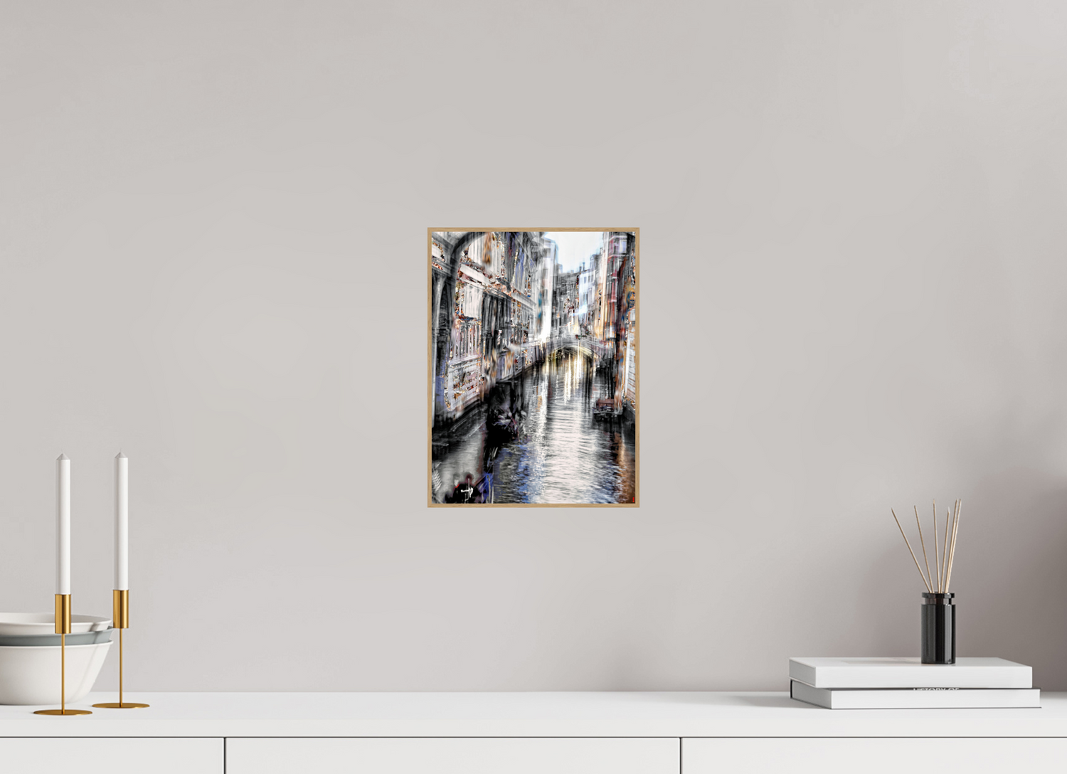 21 x 28 cm, Foto in ArtBox aus Massivholz Eiche natur RED³ HP Amari III