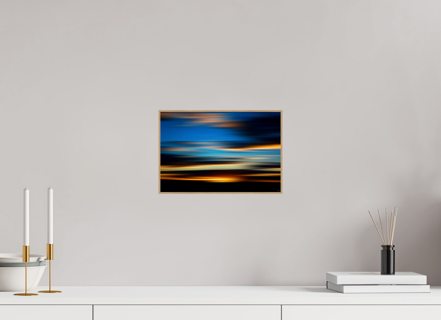 30 x 20 cm, Foto in ArtBox aus Massivholz Eiche natur RED³ PH Nahara I