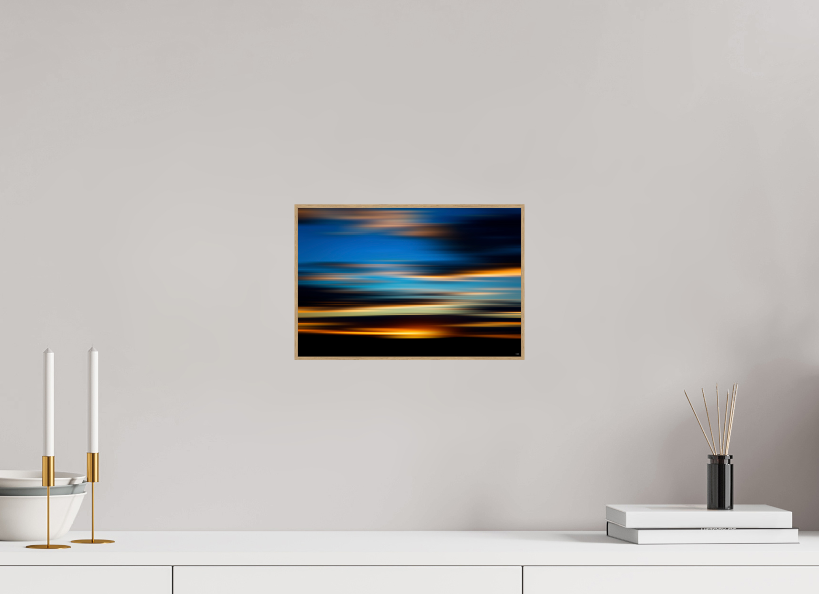 30 x 20 cm, Foto in ArtBox aus Massivholz Eiche natur RED³ PH Nahara I