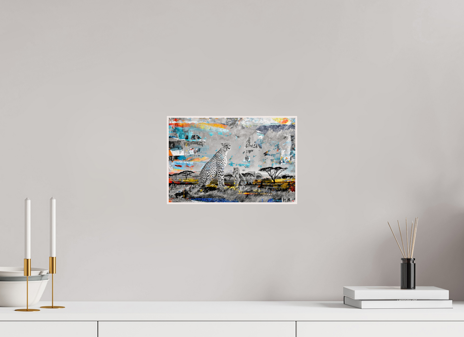 30 x 20 cm, Foto in ArtBox aus Massivholz Ahorn weiß RED³ WC Ladebayo I