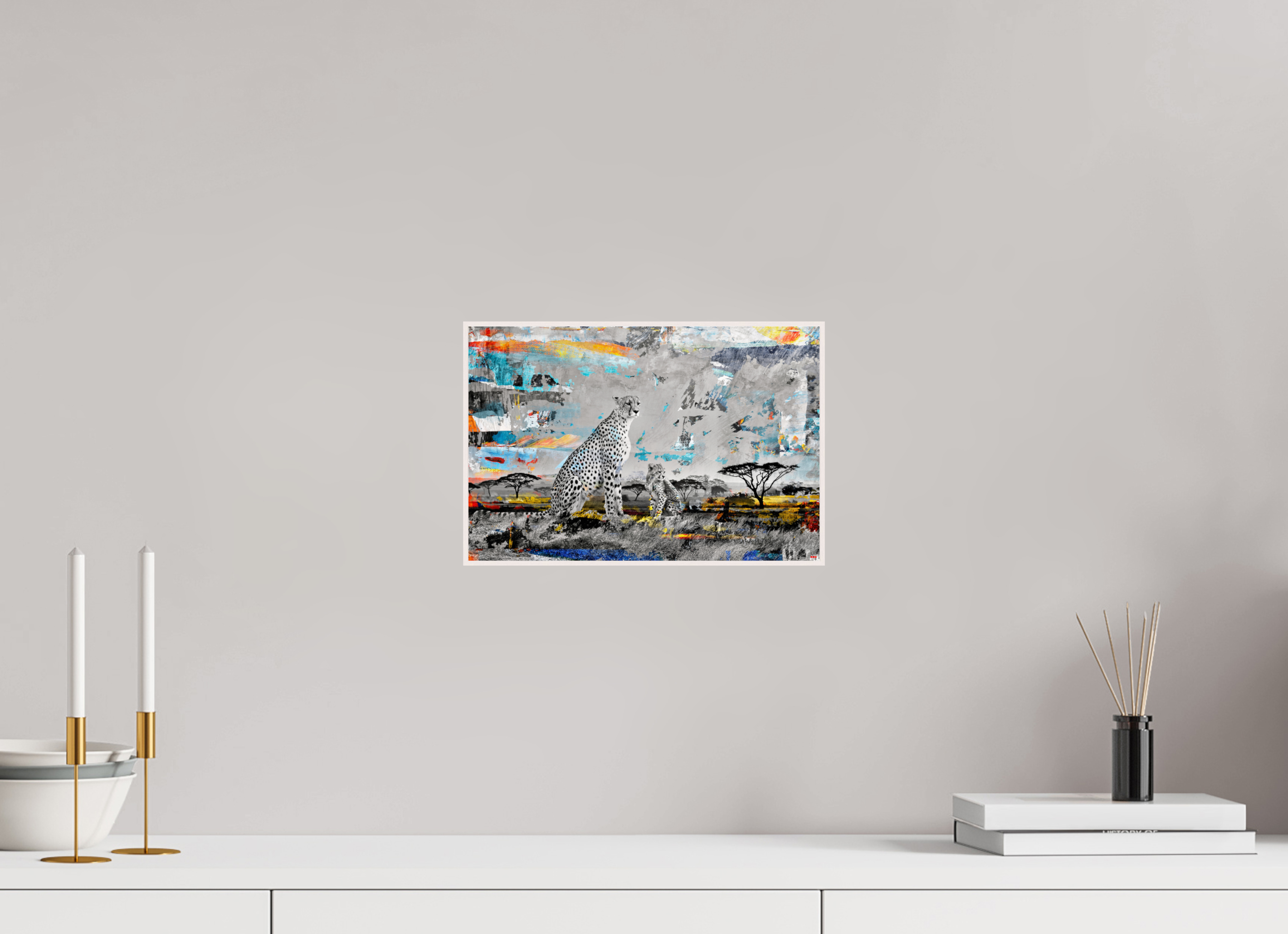 30 x 20 cm, Foto in ArtBox aus Massivholz Ahorn weiß RED³ WC Ladebayo I