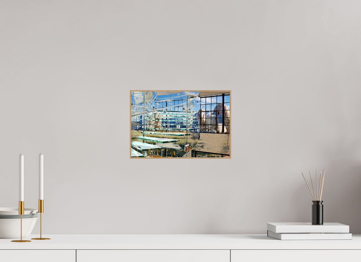 30 x 20 cm, Foto in ArtBox aus Massivholz Eiche natur RED³ HP Malia I