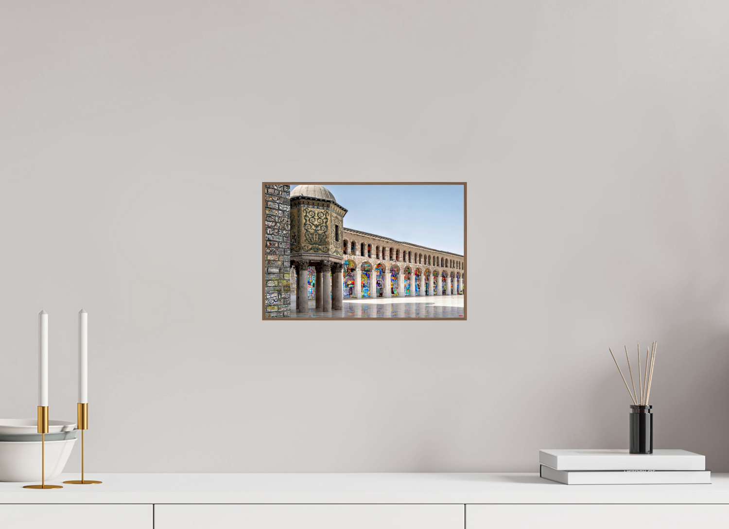 30 x 20 cm, Foto in ArtBox aus Massivholz Nussbaum RED³ SCSI Mazin I