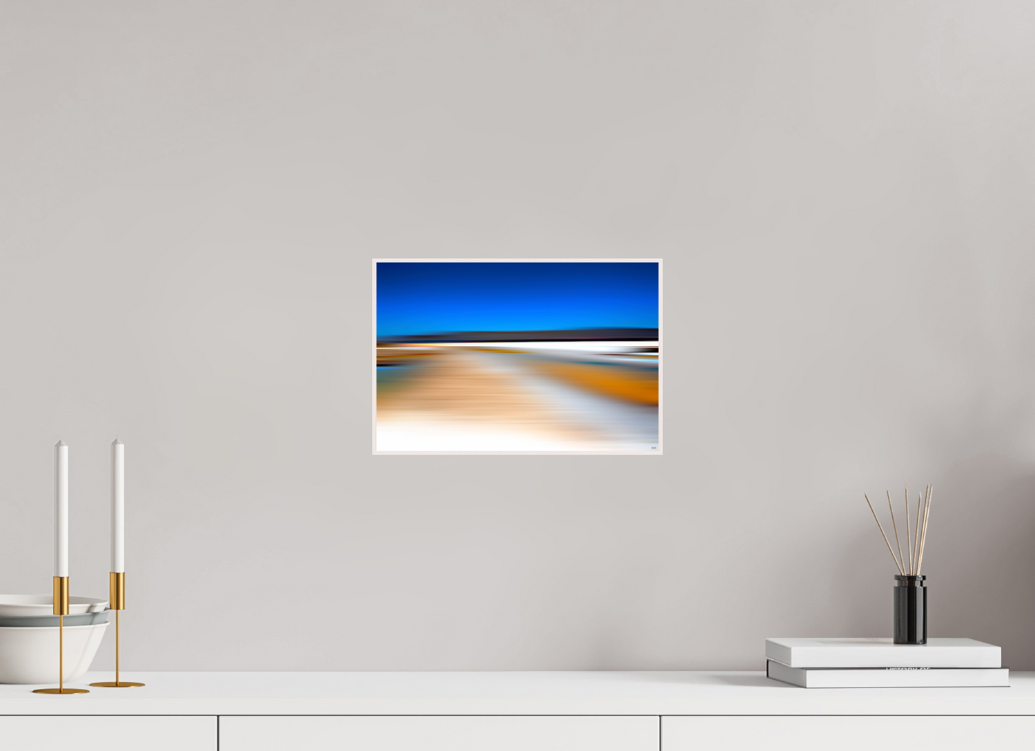 30 x 20 cm, Foto in ArtBox aus Massivholz Ahorn weiß RED³ PH Antankara I