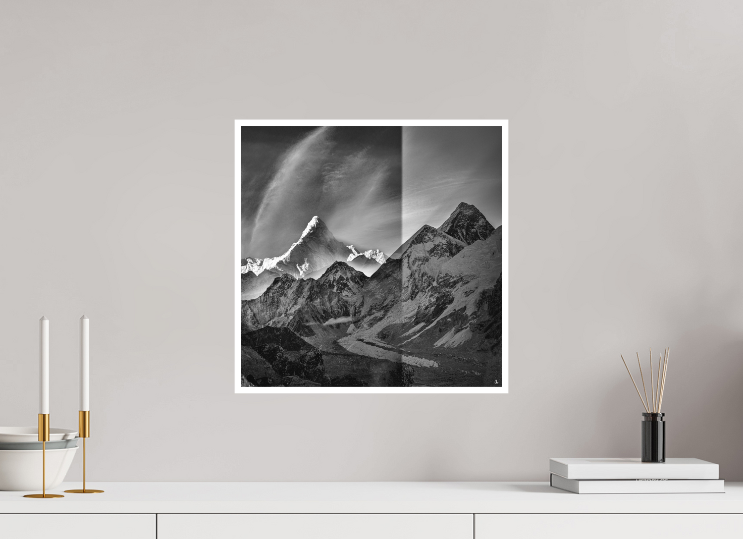 40 x 40 cm, Fine Art Print Hahnemühle William Turner RED³ Subha II