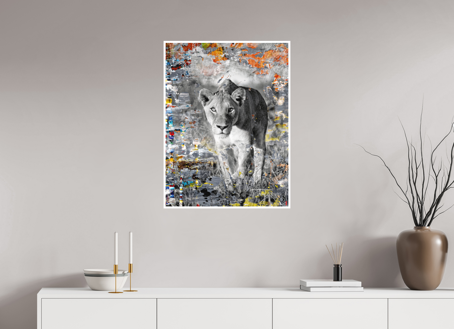 60 x 80 cm, Fine Art Print Hahnemühle William Turner RED³ WC Lamaya III