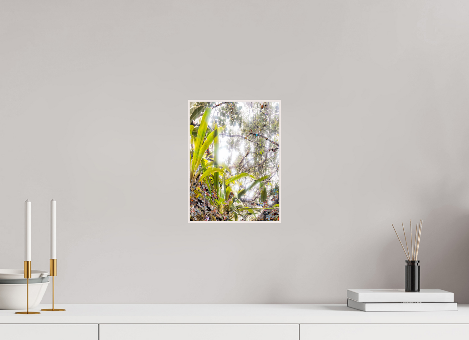 21 x 28 cm, Foto in ArtBox aus Massivholz Ahorn weiß RED³ HP Amara III