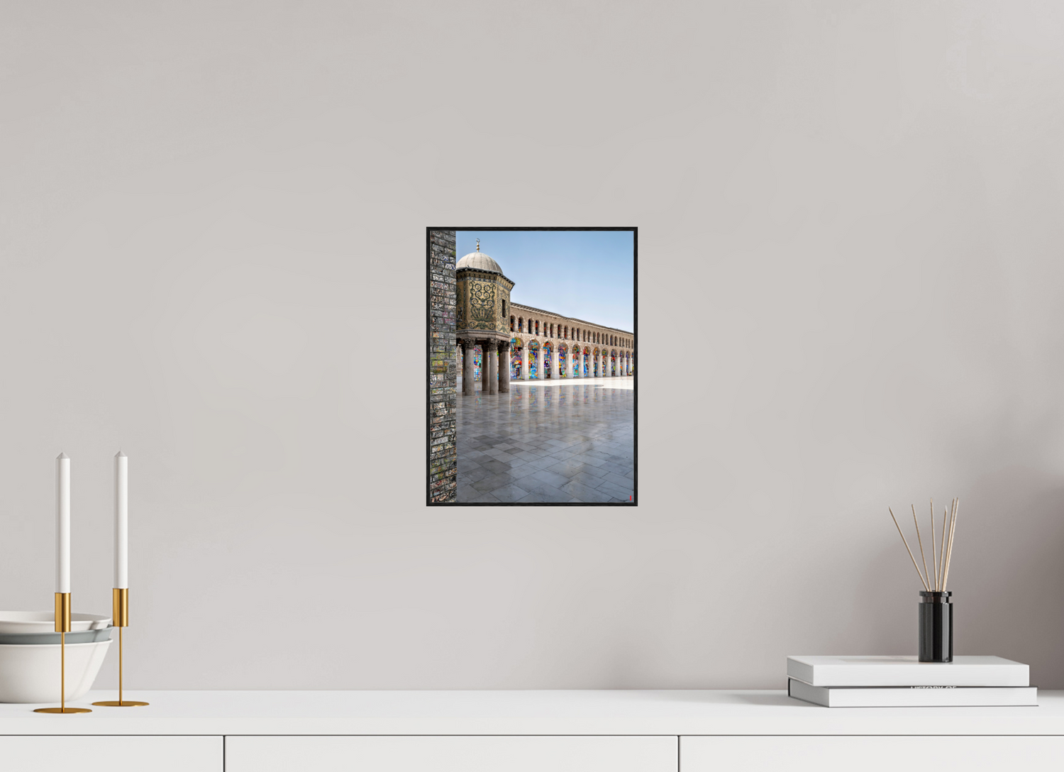 21 x 28 cm, Foto in ArtBox aus Massivholz Eiche schwarz RED³ SCSI Mazin III