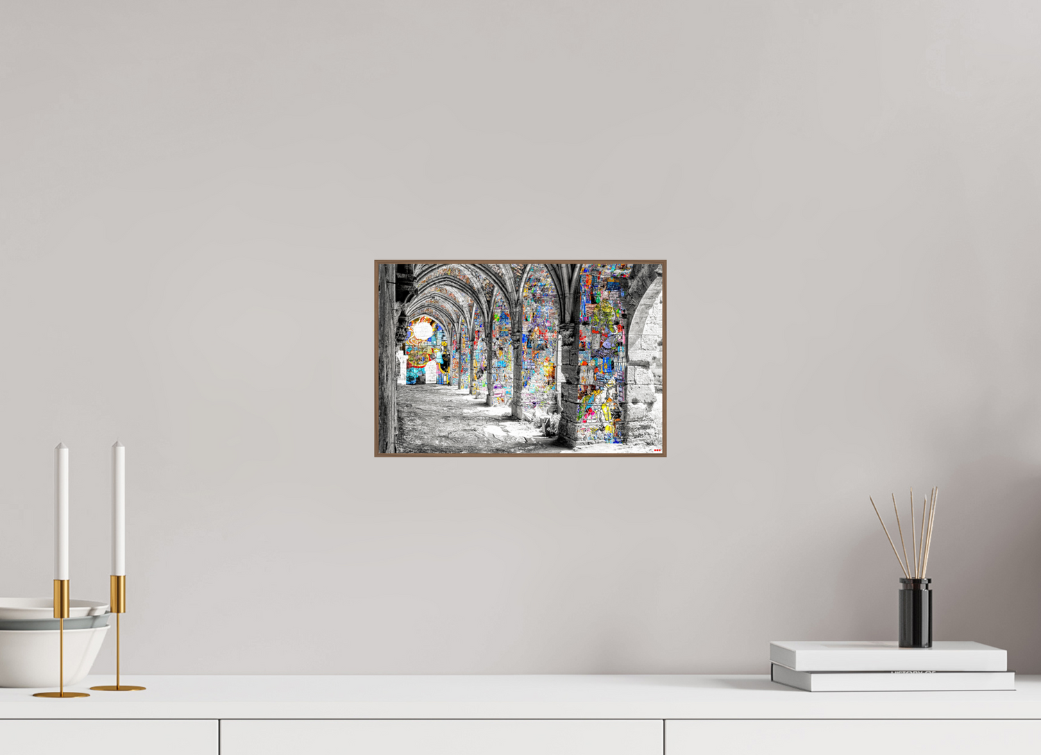 30 x 20 cm, Foto in ArtBox aus Massivholz Nussbaum RED³ SCSI Malik I