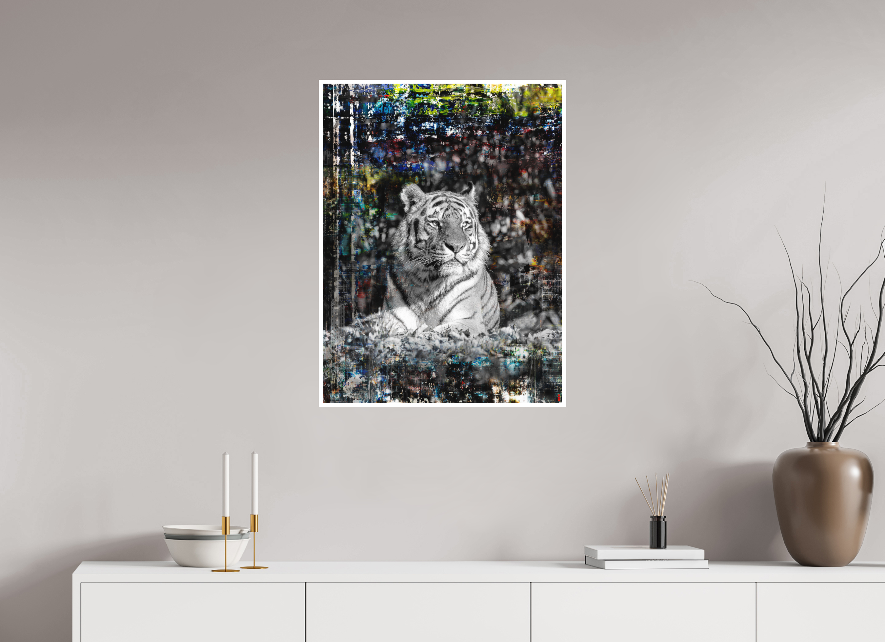 60 x 80 cm, Fine Art Print Hahnemühle William Turner RED³ WC Lubaya III