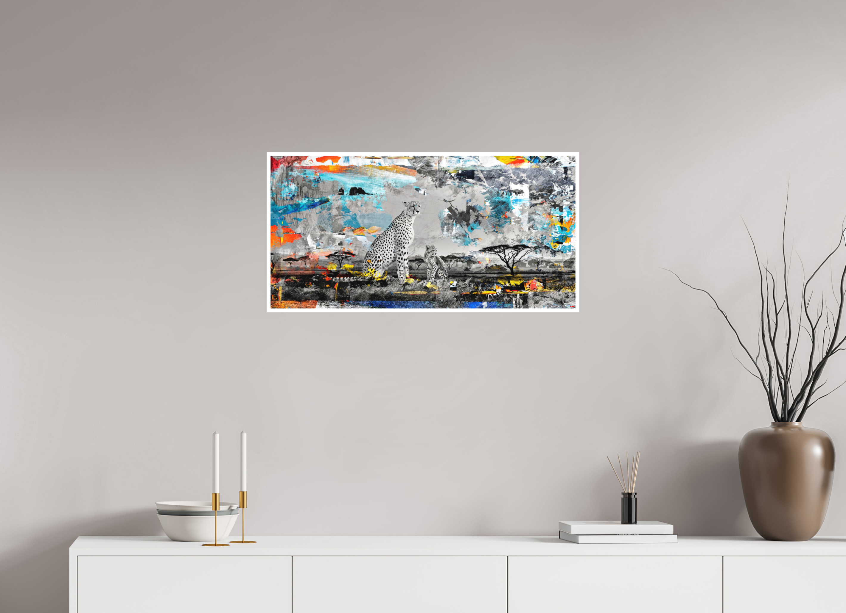 80 x 40 cm, Fine Art Print Hahnemühle William Turner RED³ WC Ladebayo V